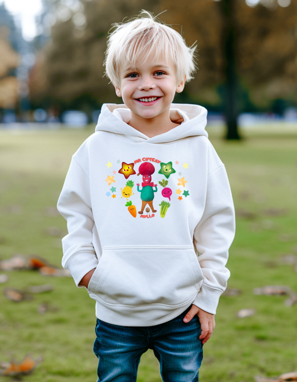 Mr Cutesy Myllo Hoodie in black with soft cotton and playful design