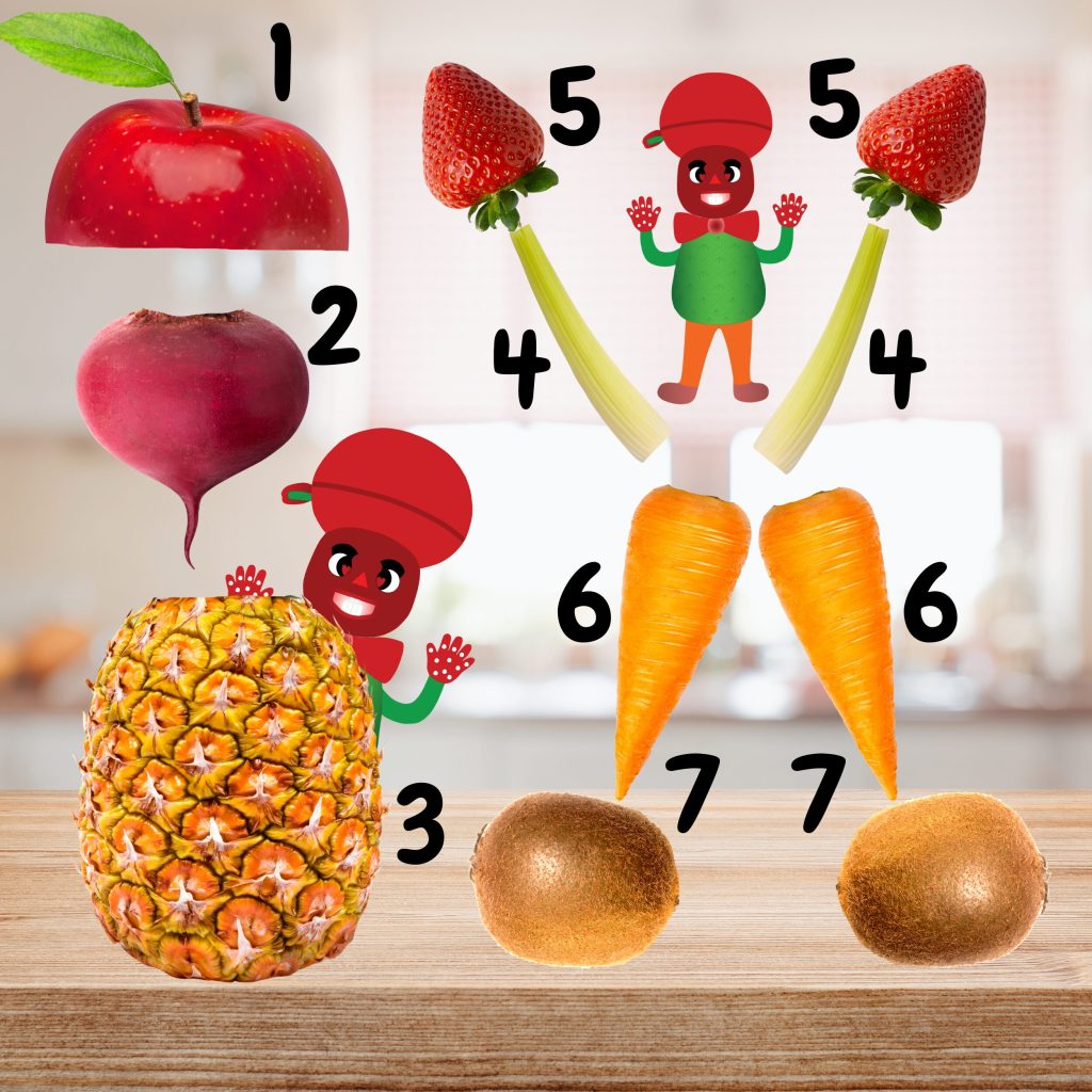 Mr Cutesy Myllo Vegetable and fruit Ingredients
