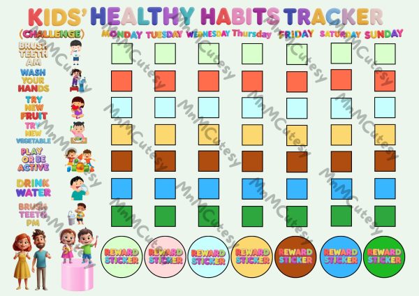 Kids' Healthy habits tracker