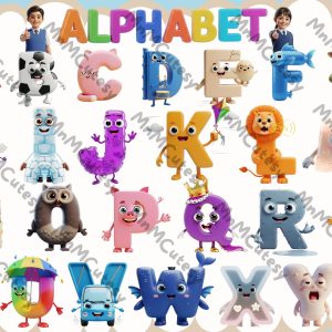 Kids 3D Alphabet, objects and animals