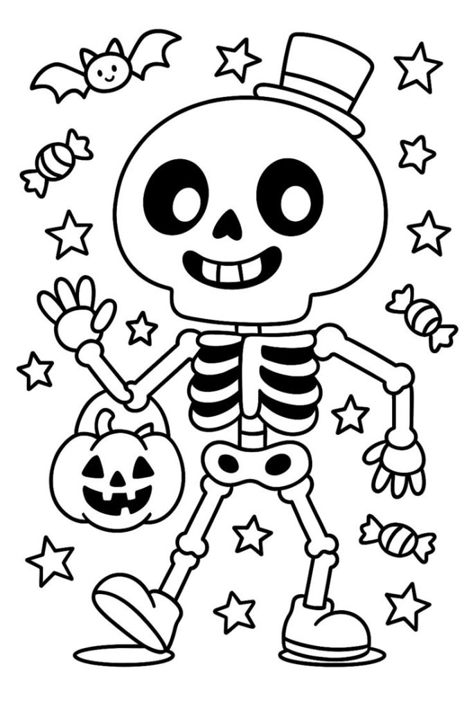 A free Halloween printable for kids by MnMCutesy