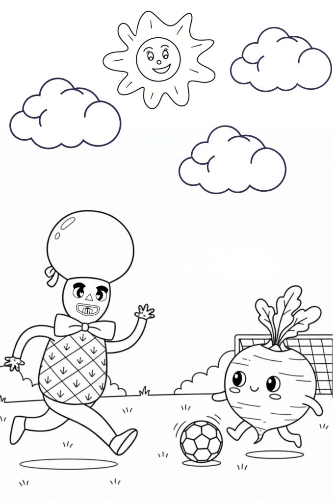 Myllo and his face beet playing football